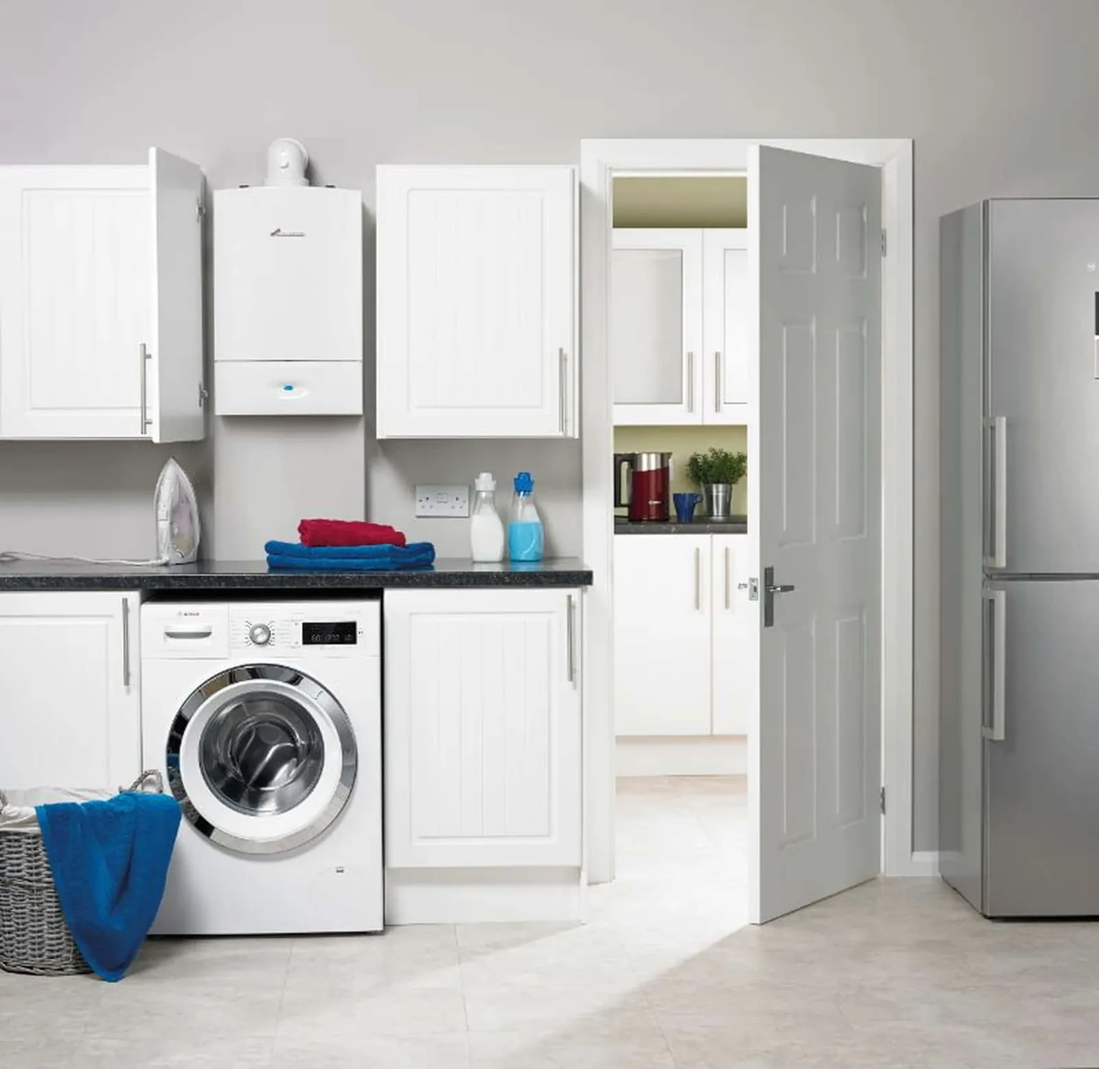 Worcester Greenstar boiler in a bright utility room