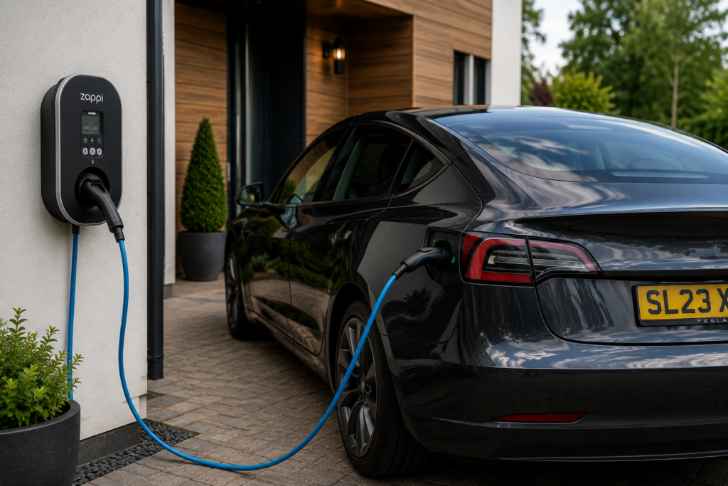 Car using EV charging