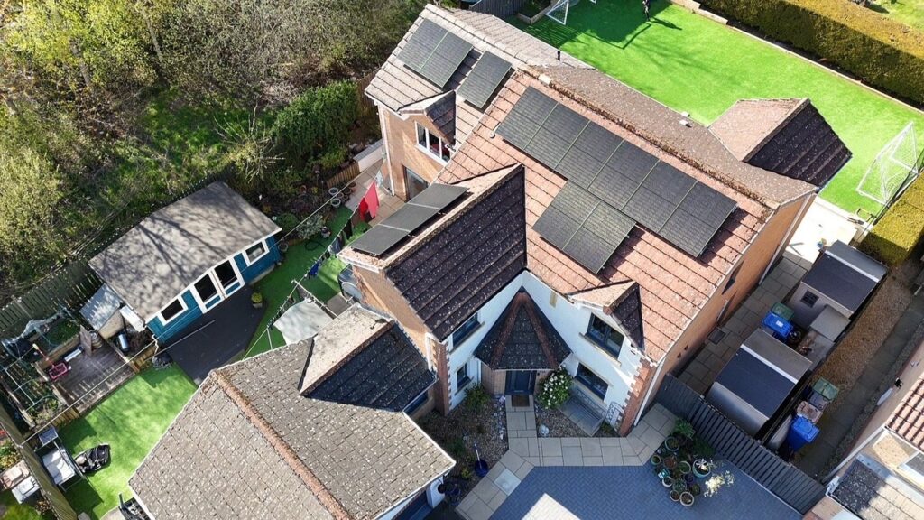 Domestic solar install by MCS certified installer